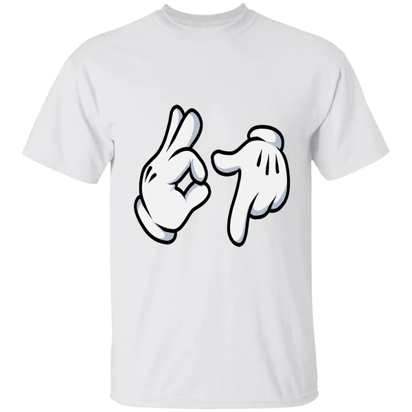 Mickey 67 Cartoon Hand Gestures Shirt - Image 9