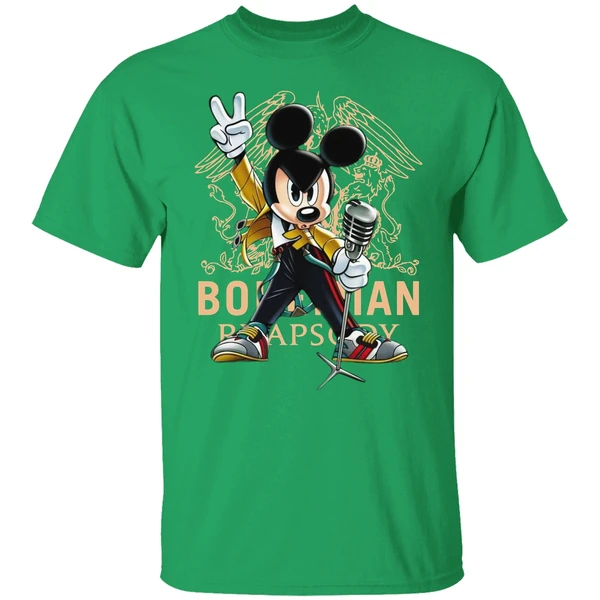 Mickey Mouse As Freddie Mercury Queen Bohemian Rhapsody Shirt