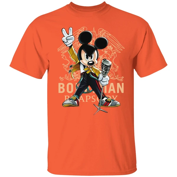 Mickey Mouse As Freddie Mercury Queen Bohemian Rhapsody Shirt - Image 5