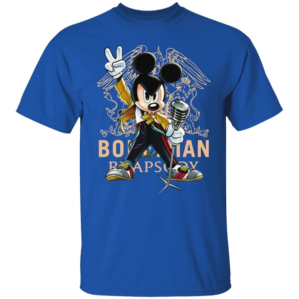 Mickey Mouse As Freddie Mercury Queen Bohemian Rhapsody Shirt - Image 7