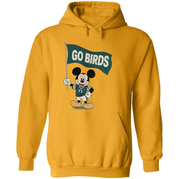 Mickey Mouse Go Birds Philadelphia Eagles Nfl Football 2025 Hoodie