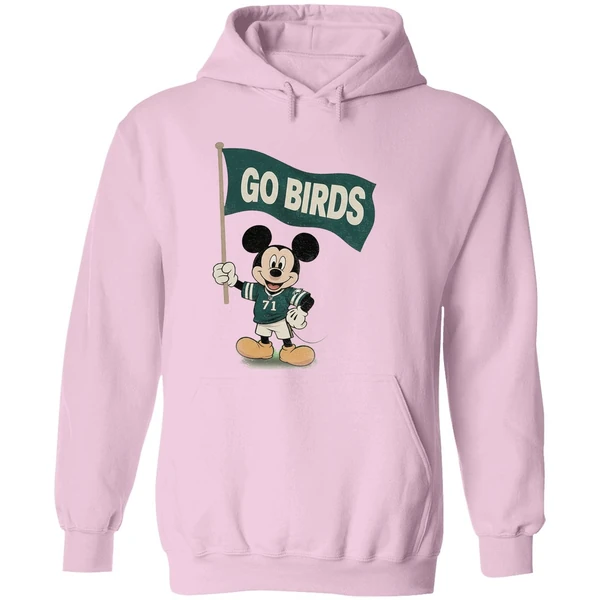 Mickey Mouse Go Birds Philadelphia Eagles Nfl Football 2025 Hoodie - Image 5