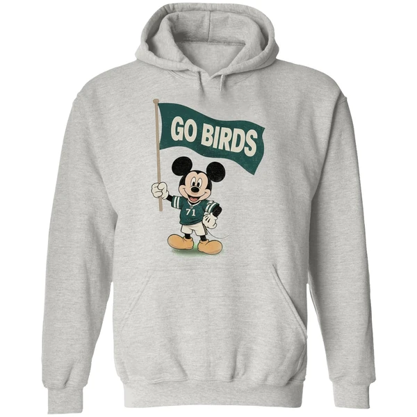 Mickey Mouse Go Birds Philadelphia Eagles Nfl Football 2025 Hoodie - Image 9