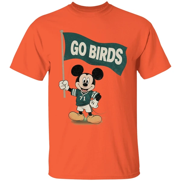 Mickey Mouse Go Birds Philadelphia Eagles Nfl Football 2025 Shirt - Image 6