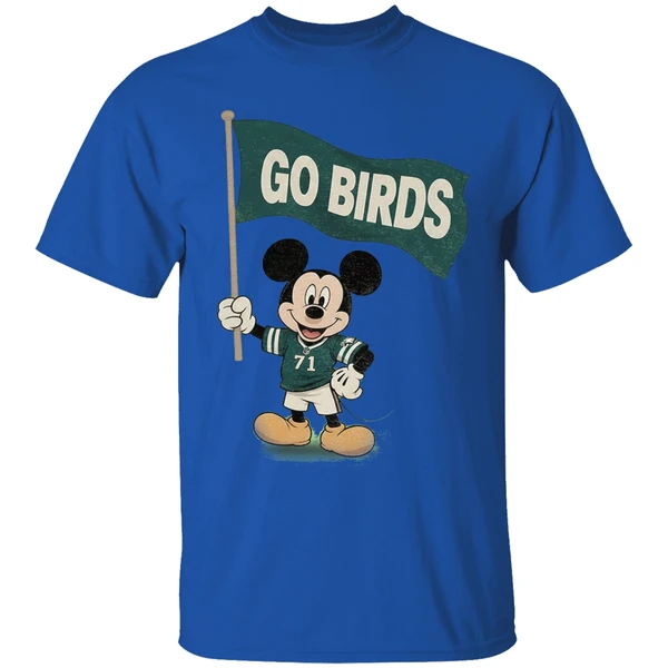 Mickey Mouse Go Birds Philadelphia Eagles Nfl Football 2025 Shirt - Image 8