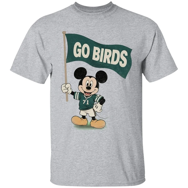 Mickey Mouse Go Birds Philadelphia Eagles Nfl Football 2025 Shirt - Image 9