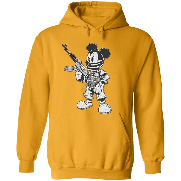 Mickey Mouse Steamboat With Gun 2a Willie Hoodie