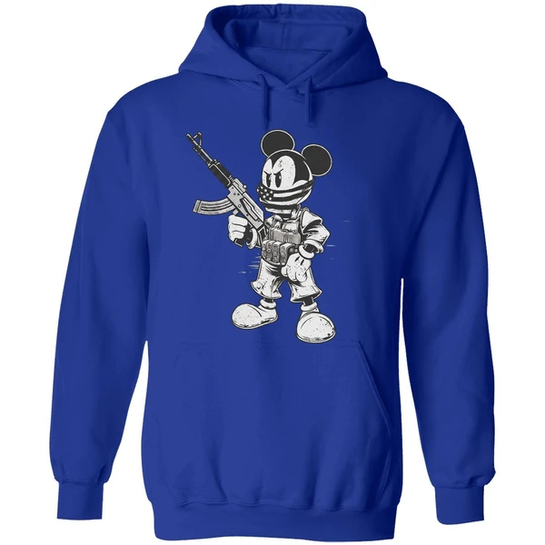 Mickey Mouse Steamboat With Gun 2a Willie Hoodie - Image 7