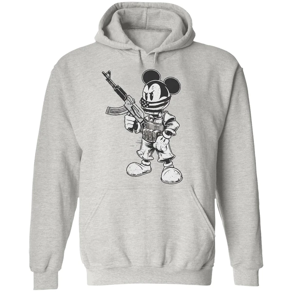 Mickey Mouse Steamboat With Gun 2a Willie Hoodie - Image 9