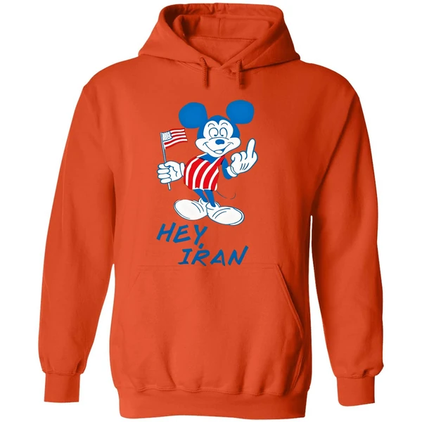 Mickey Mouse Usa Middle Finger Hey Iran Hoodie - Image 6