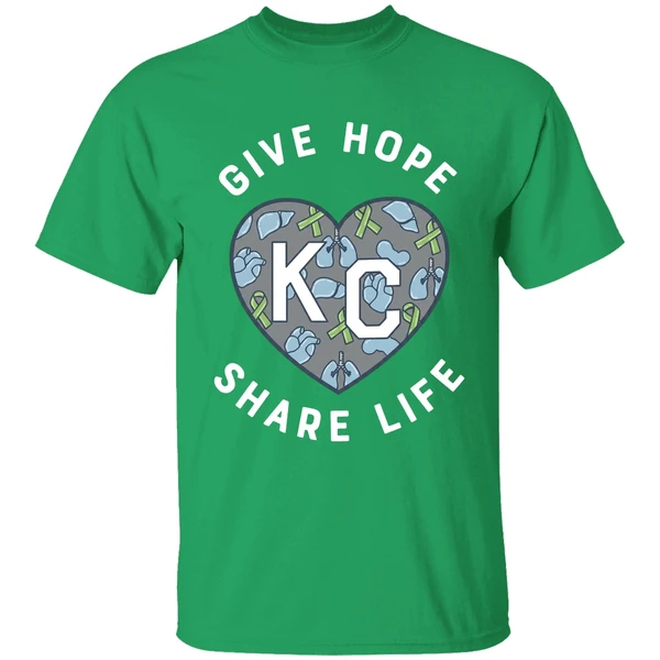 Midwest Transplant 2026 Give Hope Share Life Kc Heart Shirt - Image 2