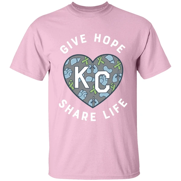 Midwest Transplant 2026 Give Hope Share Life Kc Heart Shirt - Image 3
