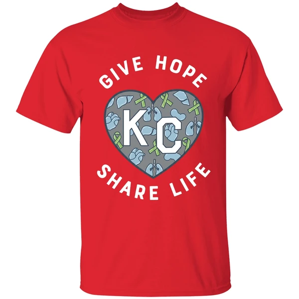 Midwest Transplant 2026 Give Hope Share Life Kc Heart Shirt - Image 7