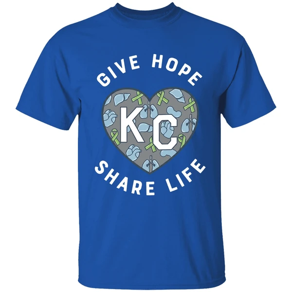 Midwest Transplant 2026 Give Hope Share Life Kc Heart Shirt - Image 8