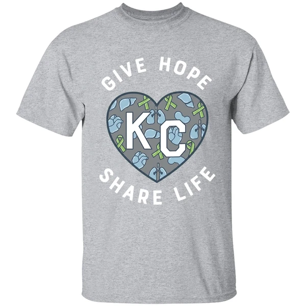 Midwest Transplant 2026 Give Hope Share Life Kc Heart Shirt - Image 9