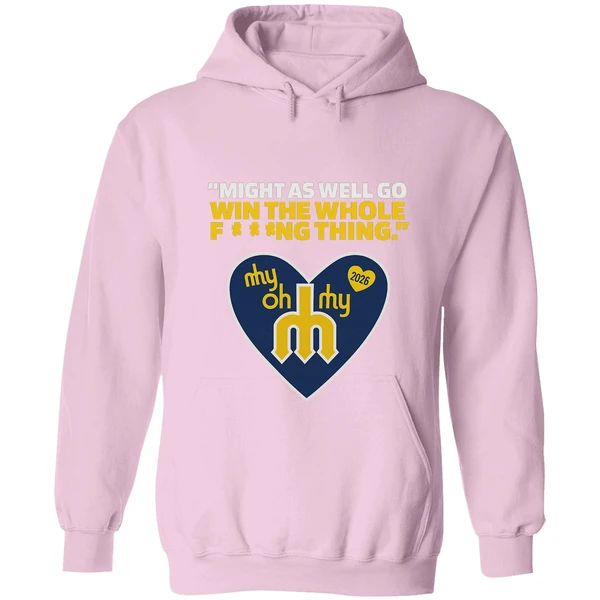 Might As Well Go Win The Whole Fing Thing Cal Raleigh Logo 2025 Hoodie - Image 4