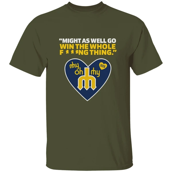 Might As Well Go Win The Whole Fing Thing Cal Raleigh Logo 2025 Shirt - Image 3