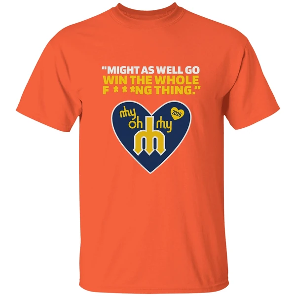Might As Well Go Win The Whole Fing Thing Cal Raleigh Logo 2025 Shirt - Image 5