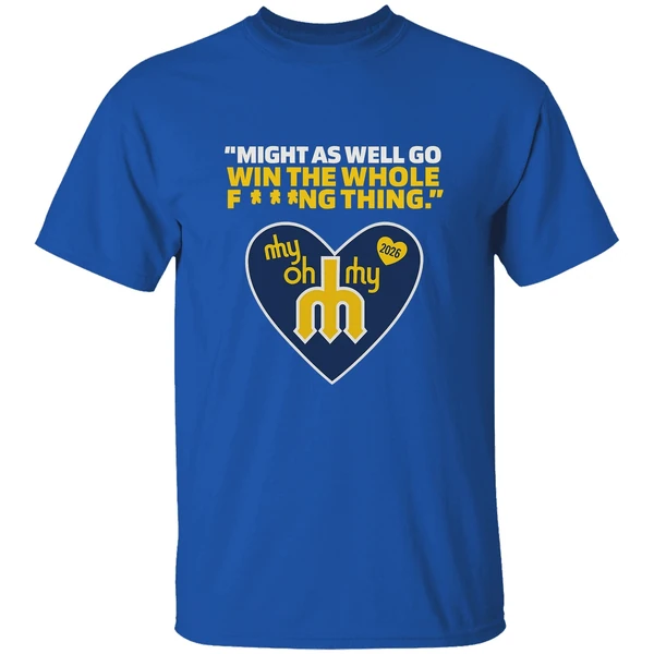 Might As Well Go Win The Whole Fing Thing Cal Raleigh Logo 2025 Shirt - Image 7