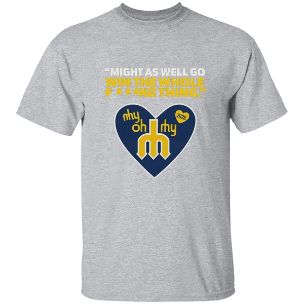 Might As Well Go Win The Whole Fing Thing Cal Raleigh Logo 2025 Shirt - Image 8