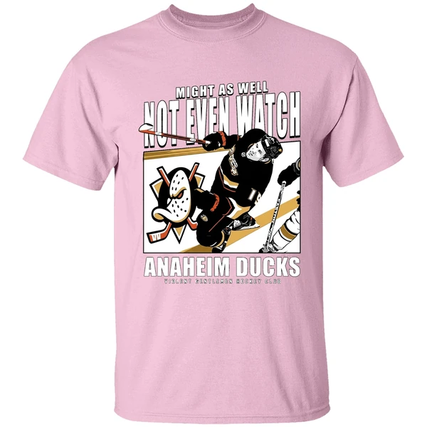 mighty as well not even watch ducks of anaheim ducks shirt lightpink
