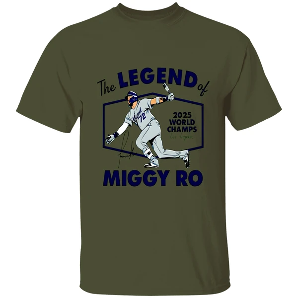 Miguel Rojas Los Angeles Dodgers The Legend Of Miggy Ro Shirt - Image 3