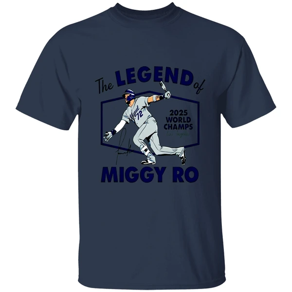 Miguel Rojas Los Angeles Dodgers The Legend Of Miggy Ro Shirt - Image 4