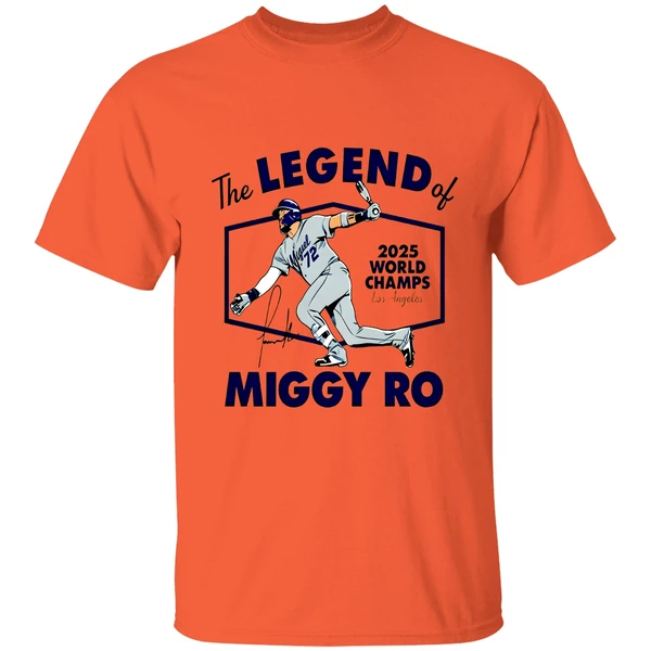 Miguel Rojas Los Angeles Dodgers The Legend Of Miggy Ro Shirt - Image 5