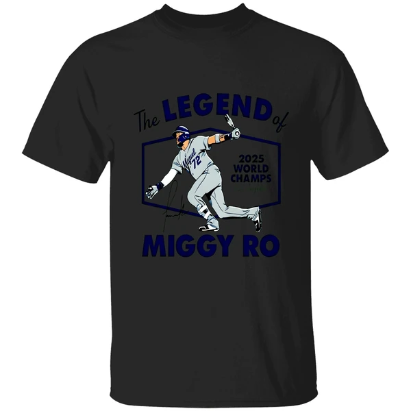 Miguel Rojas Los Angeles Dodgers The Legend Of Miggy Ro Shirt - Image 8