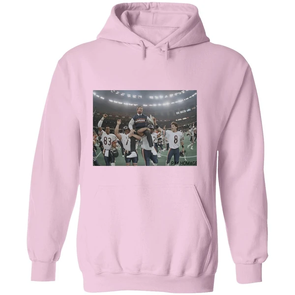 Mike Ditka Ash Chicago Bears Pay Homage Photo Hoodie - Image 5