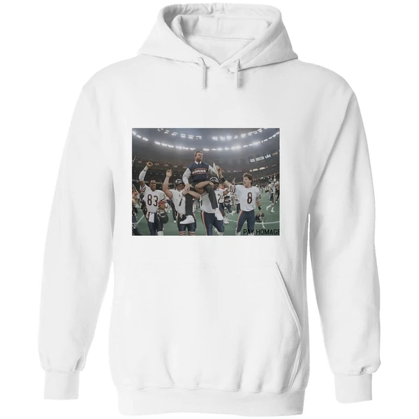 Mike Ditka Ash Chicago Bears Pay Homage Photo Hoodie - Image 8