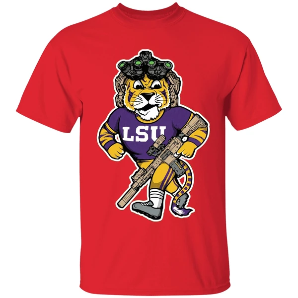 mike the tiger otx nation shirt red