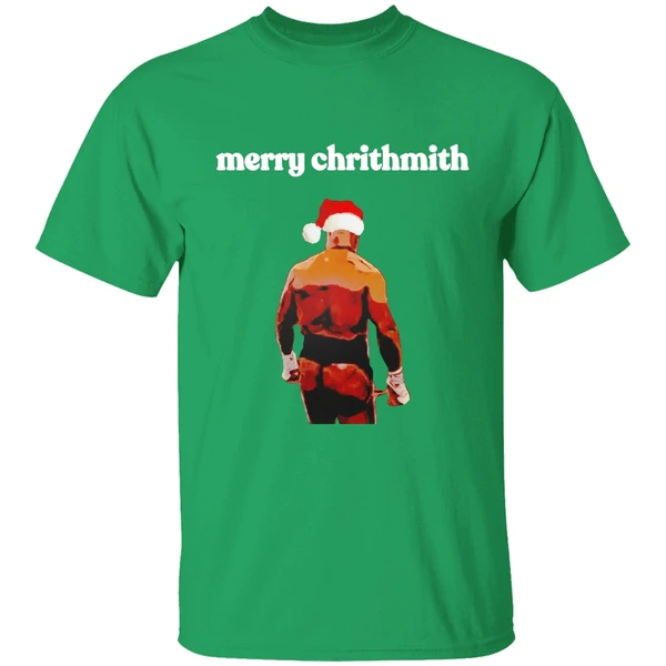 Mike Tyson Butt Funny Ugly Merry Chrithmith Christmas Shirt - Image 2