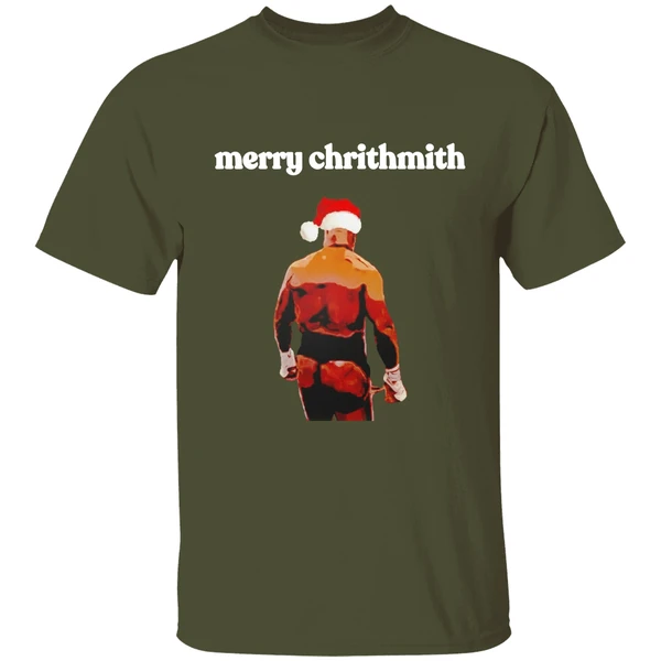 Mike Tyson Butt Funny Ugly Merry Chrithmith Christmas Shirt - Image 4