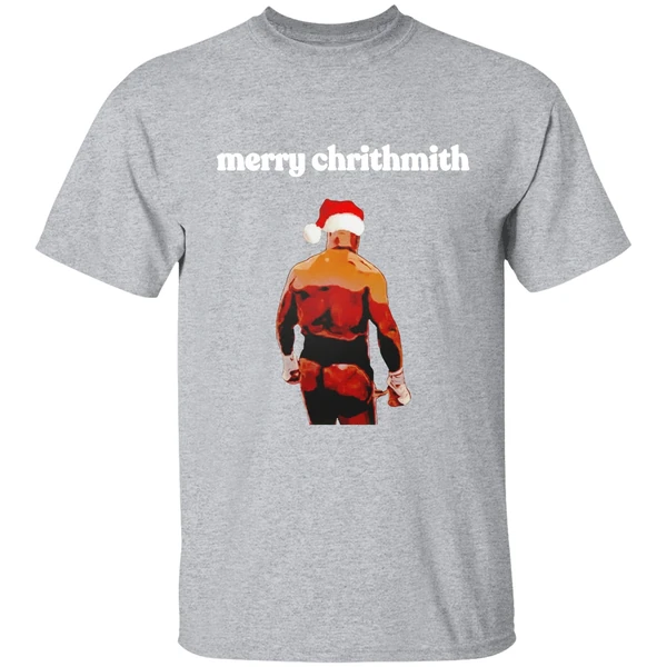 Mike Tyson Butt Funny Ugly Merry Chrithmith Christmas Shirt - Image 9
