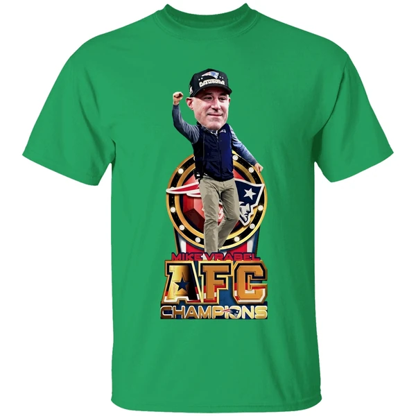 Mike Vrabel Bobblehead New England Patriots Football Afc Champions 2026 Shirt - Image 2