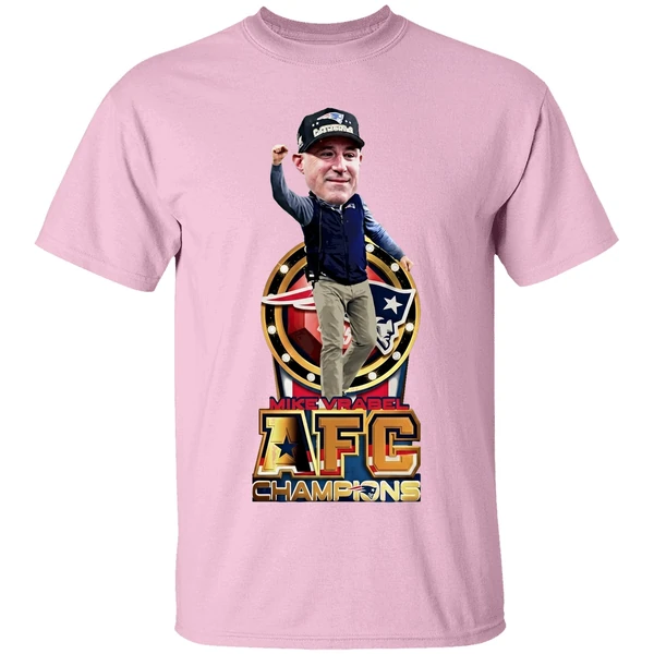 Mike Vrabel Bobblehead New England Patriots Football Afc Champions 2026 Shirt - Image 3