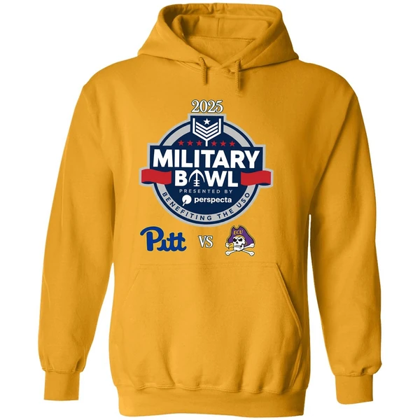 Military Bowl 2025 Pittsburgh Vs East Carolina Hoodie