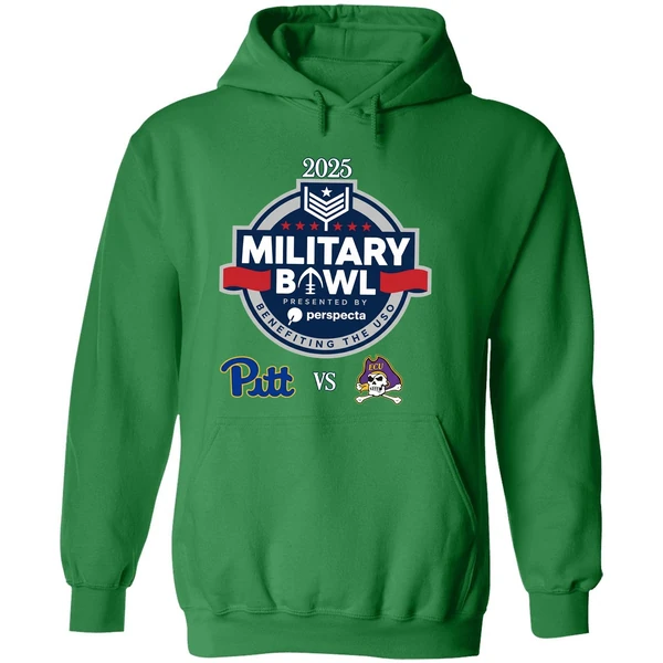 Military Bowl 2025 Pittsburgh Vs East Carolina Hoodie - Image 2