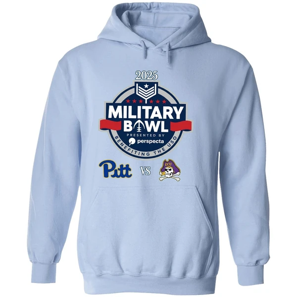 Military Bowl 2025 Pittsburgh Vs East Carolina Hoodie - Image 4