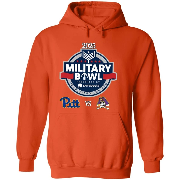 Military Bowl 2025 Pittsburgh Vs East Carolina Hoodie - Image 6