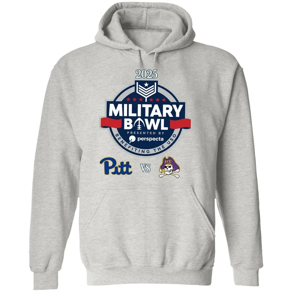 Military Bowl 2025 Pittsburgh Vs East Carolina Hoodie - Image 9