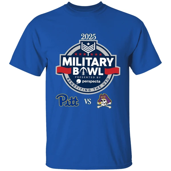 Military Bowl 2025 Pittsburgh Vs East Carolina Shirt - Image 5