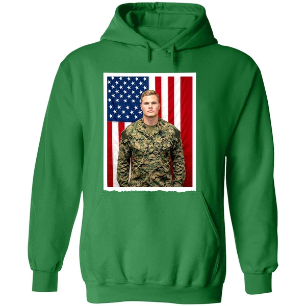 Military Navy Flag Zach Bryan Hoodie - Image 2