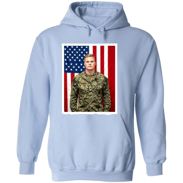 Military Navy Flag Zach Bryan Hoodie - Image 4