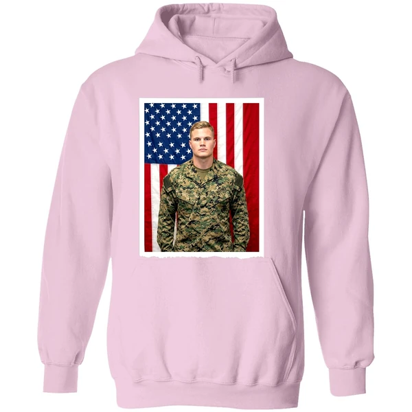 Military Navy Flag Zach Bryan Hoodie - Image 5