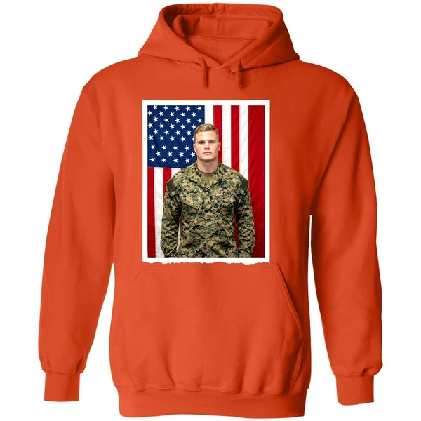 Military Navy Flag Zach Bryan Hoodie - Image 6