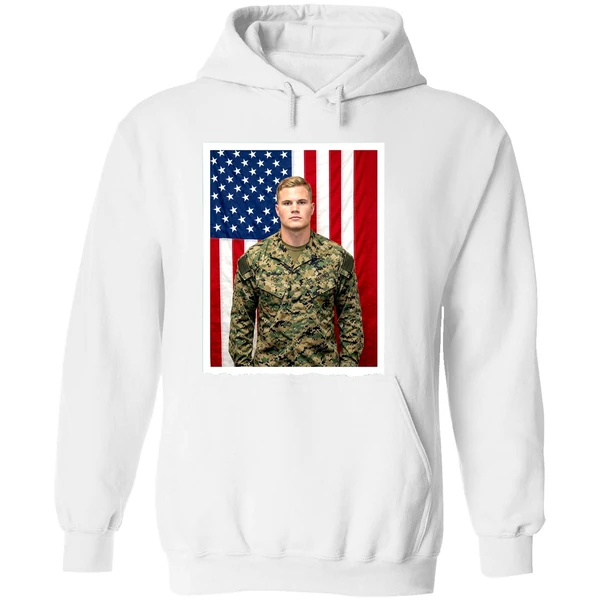Military Navy Flag Zach Bryan Hoodie - Image 8