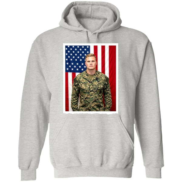 Military Navy Flag Zach Bryan Hoodie - Image 9