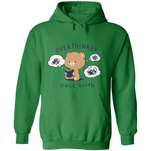 Milkmocha Overthinker Since Birth Hoodie - Image 2